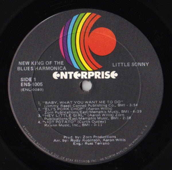Little Sonny ~ New King Of The Blues Harmonica (Vinyl) - Djungel & Jazz