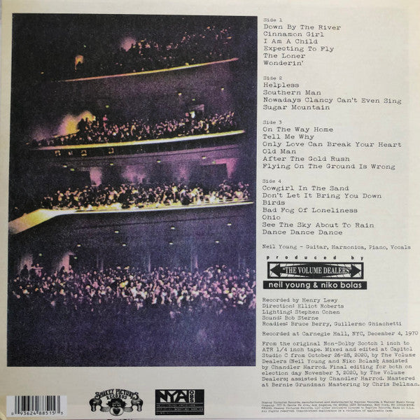 Neil Young ~ Carnegie Hall 1970 (Vinyl) - Djungel & Jazz