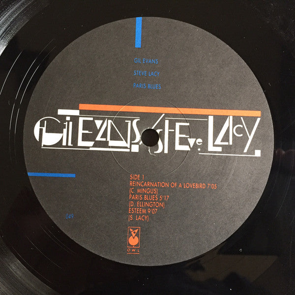 Gil Evans / Steve Lacy ~ Paris Blues (Vinyl) - Djungel & Jazz