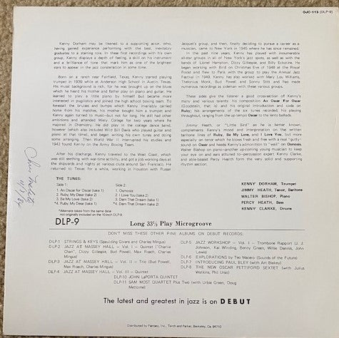 The Kenny Dorham Quintet ~ Kenny Dorham Quintet (Vinyl) - Djungel & Jazz