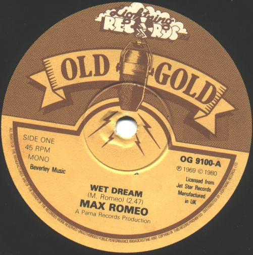 Max Romeo : Wet Dream / She's But A Little Girl (7", Single, Mono)