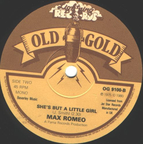 Max Romeo : Wet Dream / She's But A Little Girl (7", Single, Mono)