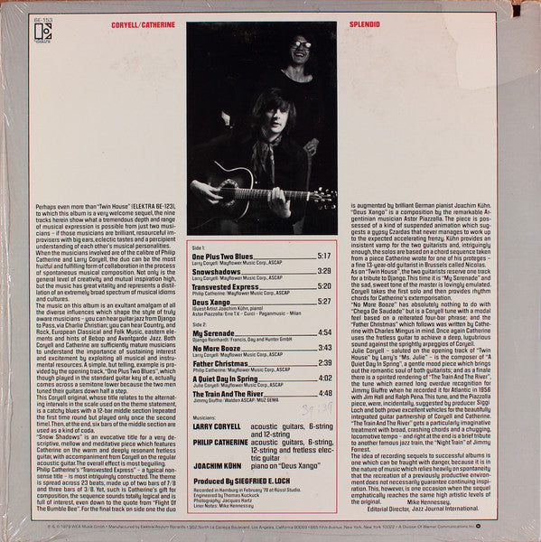 Larry Coryell / Philip Catherine ~ Splendid (Vinyl) - Djungel & Jazz