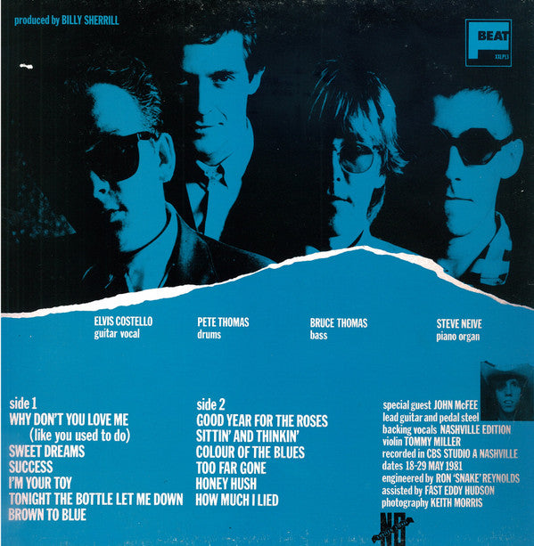 Elvis Costello & The Attractions ~ Almost Blue (Vinyl) - Djungel & Jazz