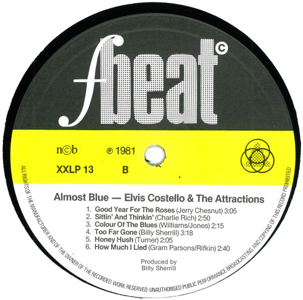 Elvis Costello & The Attractions ~ Almost Blue (Vinyl) - Djungel & Jazz