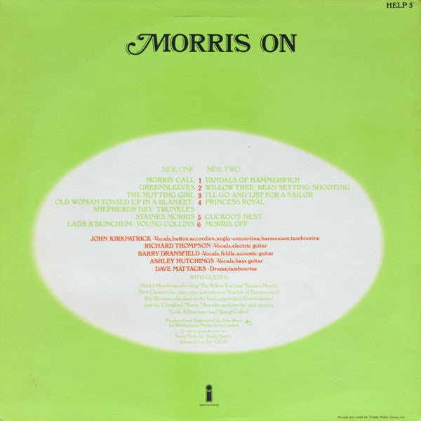 Ashley Hutchings • Richard Thompson • Dave Mattacks • John Kirkpatrick • Barry Dransfield ~ Morris On (Vinyl) - Djungel & Jazz
