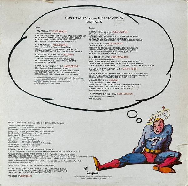 Various Artists ~ Flash Fearless Versus The Zorg Women Parts 5 & 6 (Vinyl) - Djungel & Jazz