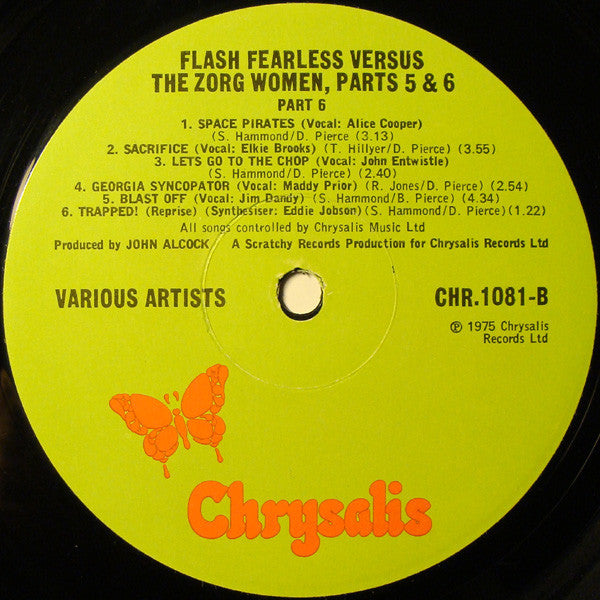 Various Artists ~ Flash Fearless Versus The Zorg Women Parts 5 & 6 (Vinyl) - Djungel & Jazz