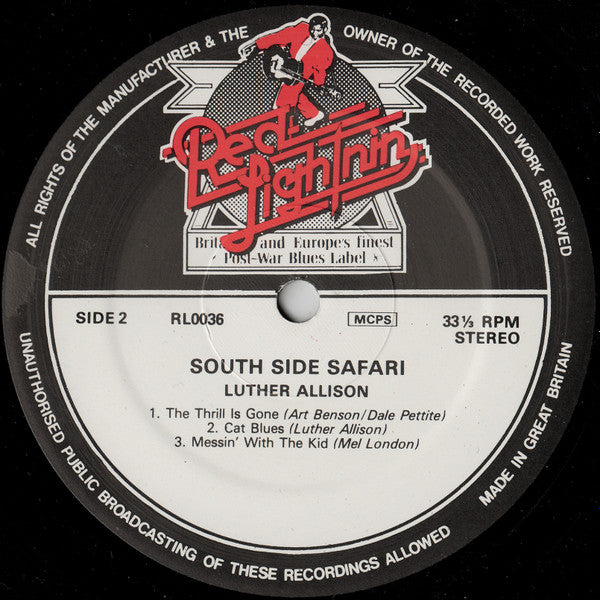 Luther Allison ~ South Side Safari (Vinyl) - Djungel & Jazz