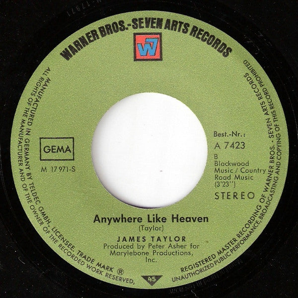 James Taylor  ~ Fire And Rain (Vinyl) - Djungel & Jazz