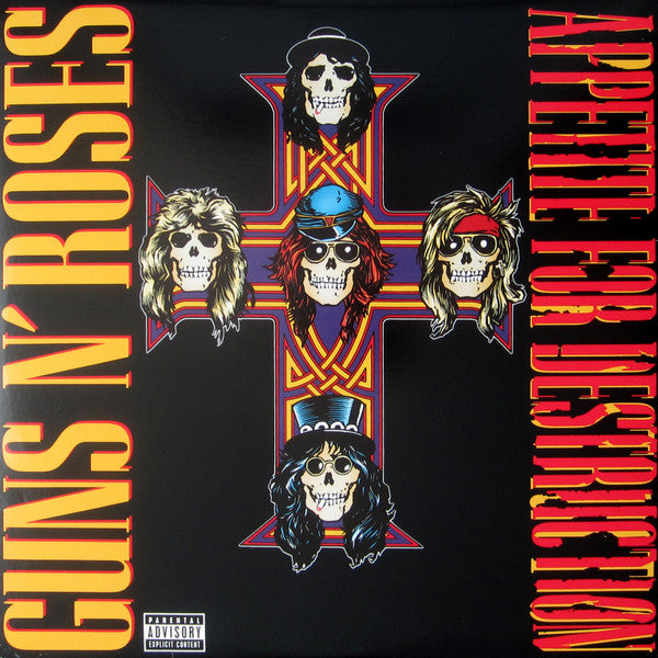 Guns N' Roses ~ Appetite For Destruction (Vinyl) - Djungel & Jazz