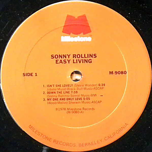 Sonny Rollins ~ Easy Living (Vinyl) - Djungel & Jazz