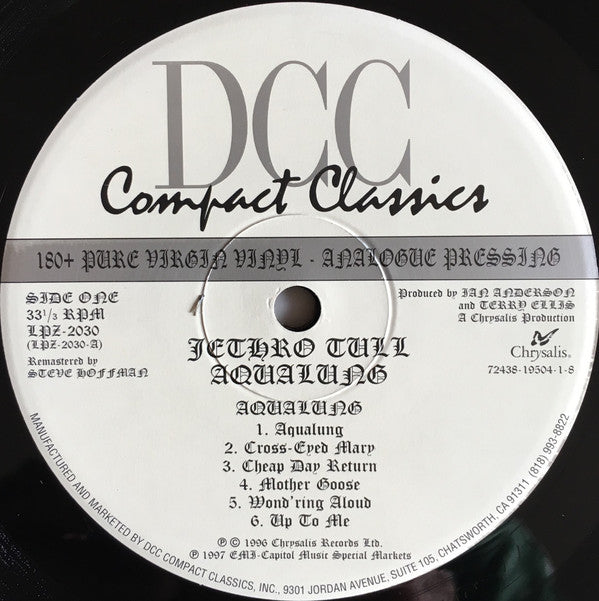 Jethro Tull ~ Aqualung (Vinyl) - Djungel & Jazz