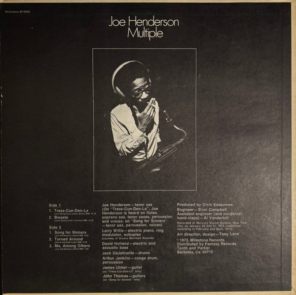 Joe Henderson ~ Multiple (Vinyl) - Djungel & Jazz