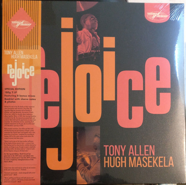 Tony Allen And Hugh Masekela ~ Rejoice (Vinyl) - Djungel & Jazz