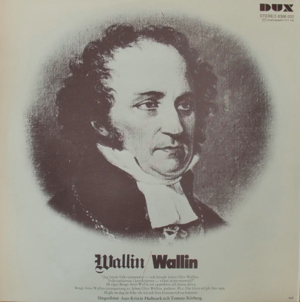 Bengt-Arne Wallin ~ Wallin/Wallin (Vinyl) - Djungel & Jazz