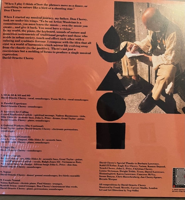 David Ornette Cherry ~ Organic Nation Listening Club (The Continual) (Vinyl) - Djungel & Jazz