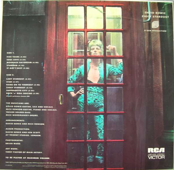 David Bowie : The Rise And Fall Of Ziggy Stardust And The Spiders From Mars (LP, Album, Gat)