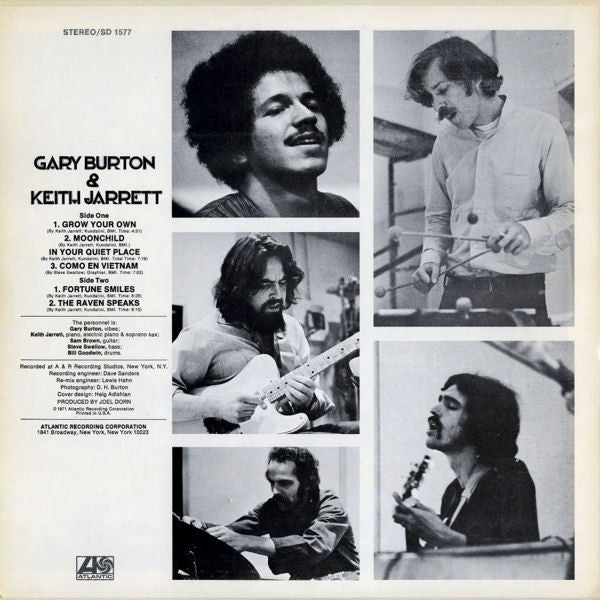 Gary Burton & Keith Jarrett ~ Gary Burton & Keith Jarrett (Vinyl) - Djungel & Jazz