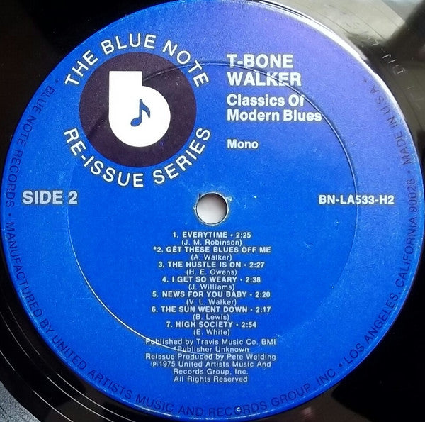 T-Bone Walker ~ Classics Of Modern Blues (Vinyl) - Djungel & Jazz