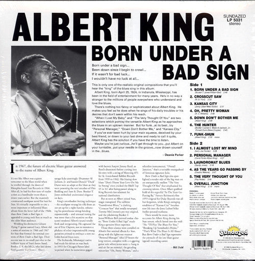 Albert King ~ Born Under A Bad Sign (Vinyl) - Djungel & Jazz