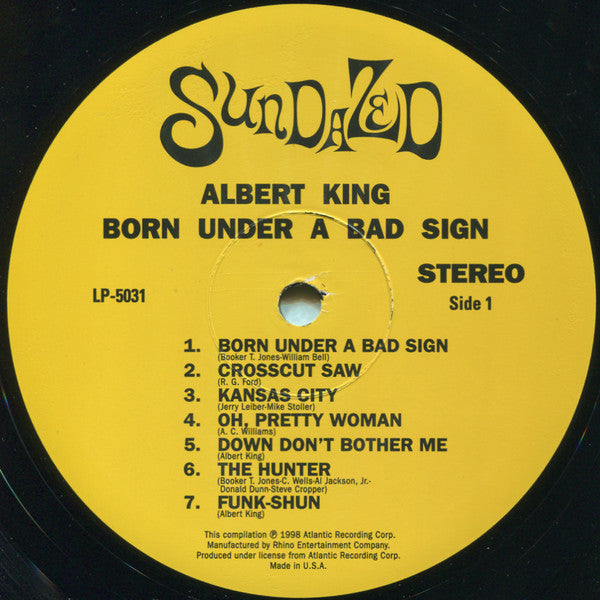 Albert King ~ Born Under A Bad Sign (Vinyl) - Djungel & Jazz