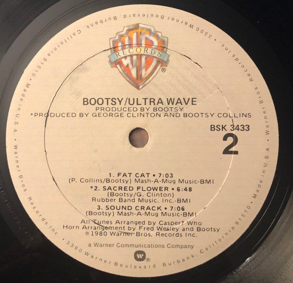 Bootsy Collins : Ultra Wave (LP, Album)