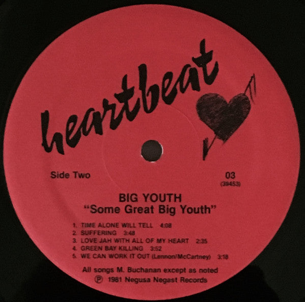 Big Youth : Some Great Big Youth (LP, Album)
