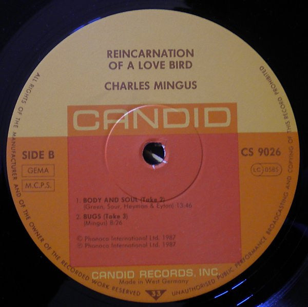 Charles Mingus : Reincarnation Of A Love Bird (LP, Album)