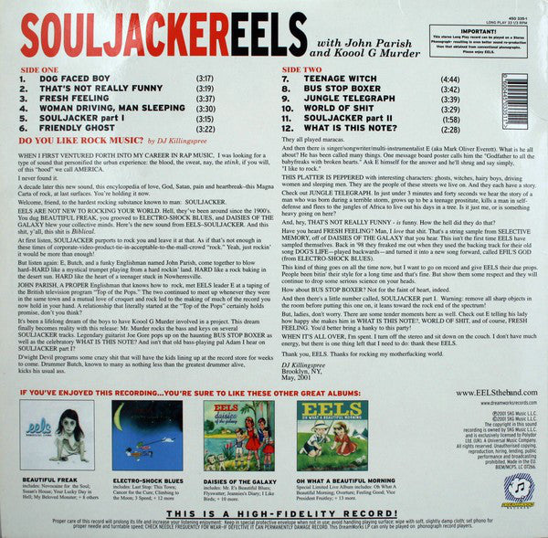 Eels With John Parish And Koool G Murder ~ Souljacker (You Little Punks Think You Own This Town) (Vinyl) - Djungel & Jazz