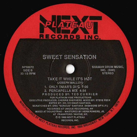 Sweet Sensation ~ Take It While It's Hot (Vinyl) - Djungel & Jazz