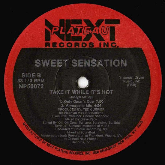 Sweet Sensation ~ Take It While It's Hot (Vinyl) - Djungel & Jazz