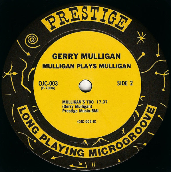 Gerry Mulligan ~ Mulligan Plays Mulligan (Vinyl) - Djungel & Jazz