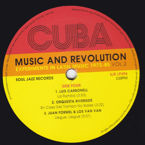 Various : Cuba: Music And Revolution (Culture Clash In Havana Cuba: Experiments In Latin Music 1973-85 Vol. 2) (3xLP, Comp)