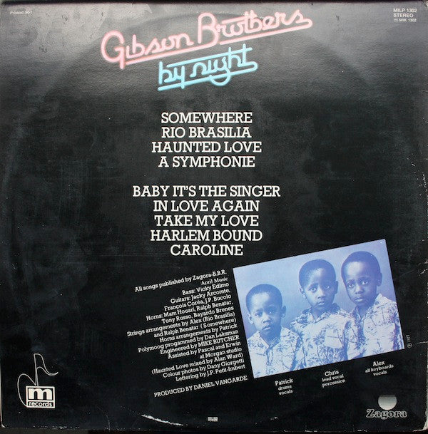 Gibson Brothers ~ By Night (Vinyl) - Djungel & Jazz