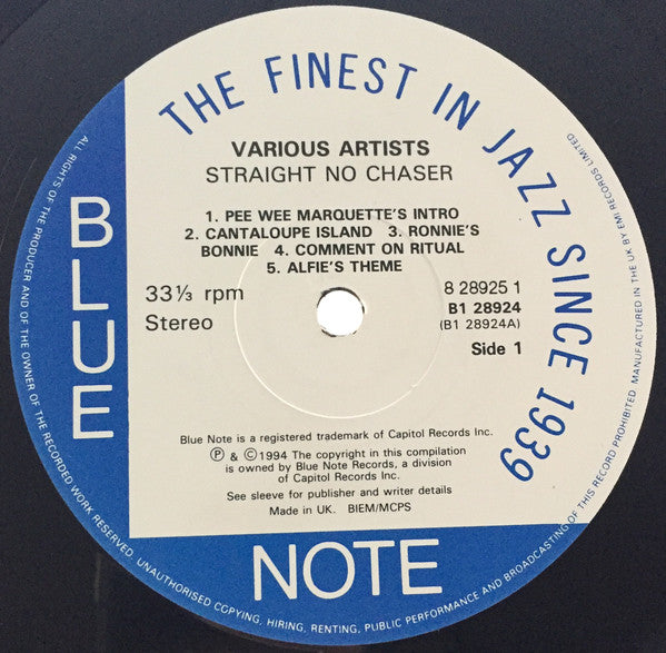 Various ~ Straight No Chaser (The Most Popular, Most Sampled Songs From The Vaults Of Blue Note) (Vinyl) - Djungel & Jazz