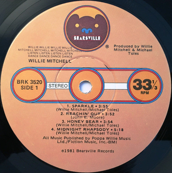 Willie Mitchell ~ Willie...Mitchell...Listen...Dance (Vinyl) - Djungel & Jazz