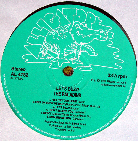 The Paladins : Let's Buzz! (LP, Album)