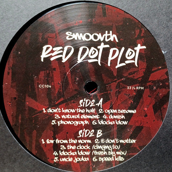Smoovth : Red Dot Plot (LP, Ltd, Mixtape, Num, RE, OBI)