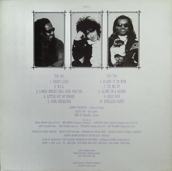 Johnny Thunders ~ Que Sera, Sera (Vinyl) - Djungel & Jazz