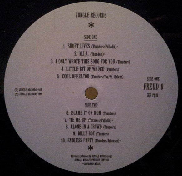 Johnny Thunders ~ Que Sera, Sera (Vinyl) - Djungel & Jazz