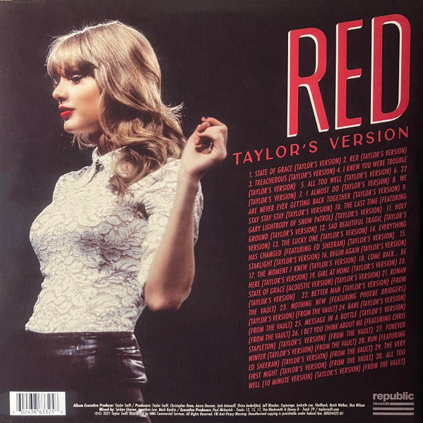 Taylor Swift ~ Red (Taylor's Version) (Vinyl) - Djungel & Jazz