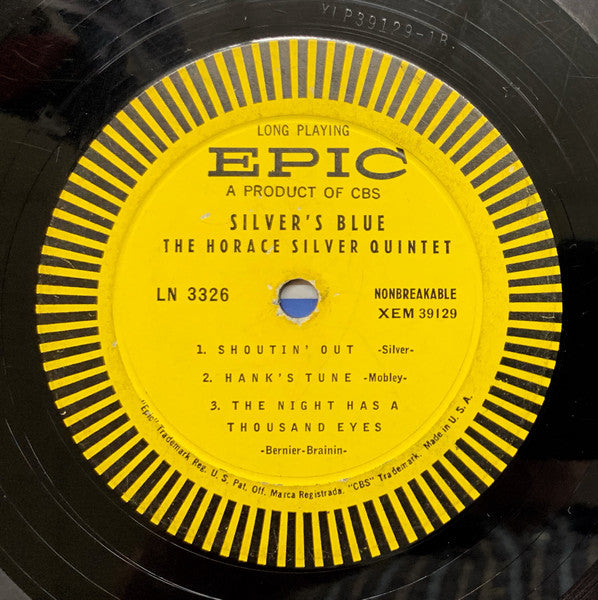 The Horace Silver Quintet ~ Silver's Blue (Vinyl) - Djungel & Jazz