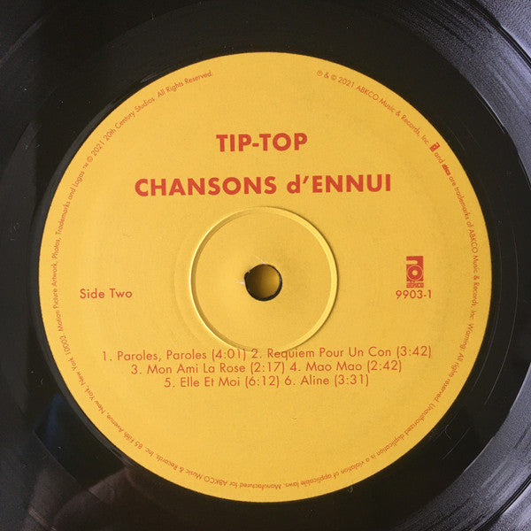 Tip-Top (3) : Chansons D'Ennui (LP, Album)