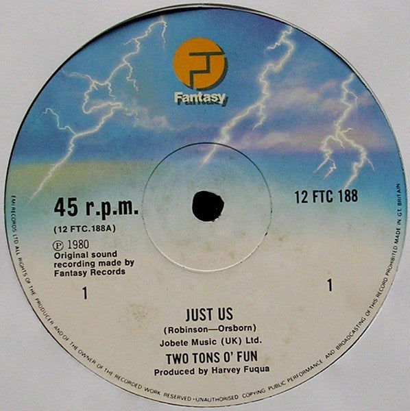 Two Tons O' Fun : Just Us (12", Single)