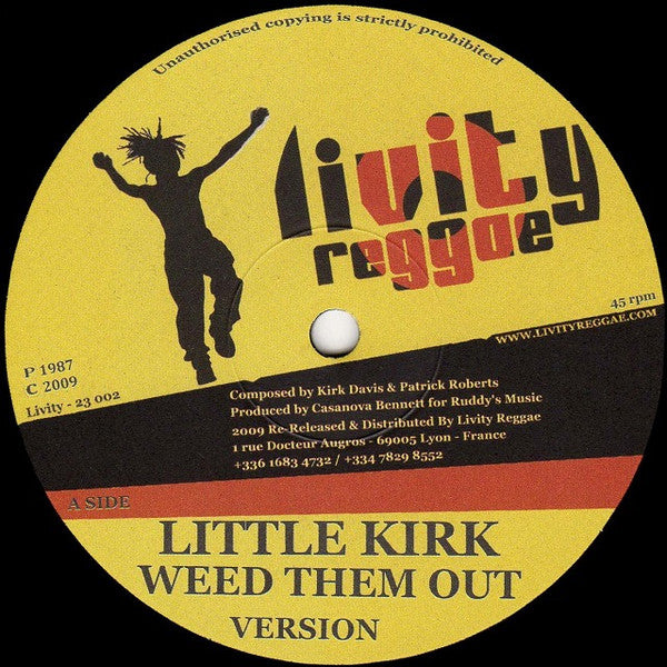 Little Kirk / Fred Ca$h ~ Weed Them Out / Pam Pam (Vinyl) - Djungel & Jazz