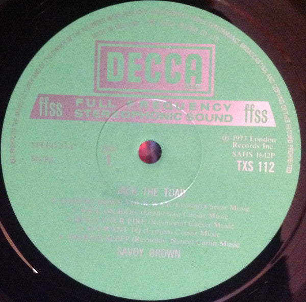 Savoy Brown ~ Jack The Toad (Vinyl) - Djungel & Jazz