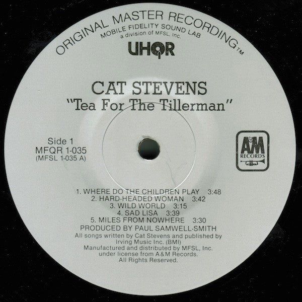 Cat Stevens ~ Tea For The Tillerman (Vinyl) - Djungel & Jazz