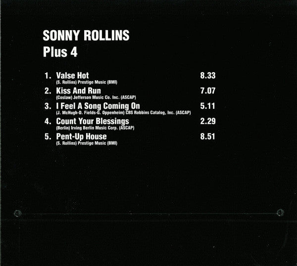 Sonny Rollins ~ Plus 4 (Vinyl) - Djungel & Jazz