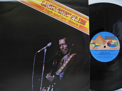 Lightnin' Slim* : High And Low Down (LP, RE)